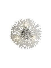 Searchlight Chrome/Clear Anenome 3 Light Wall Light - Image 2 of 4
