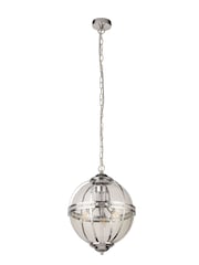 Searchlight Chrome Compass 3 Light Pendant Ceiling Light - Image 3 of 4