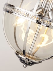 Searchlight Chrome Compass 3 Light Pendant Ceiling Light - Image 4 of 4