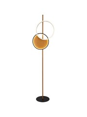 Searchlight Black/Brown Galactic Floor Lamp - Image 2 of 4