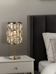 Searchlight Antique Brass Luxe Table Lamp - Image 1 of 4