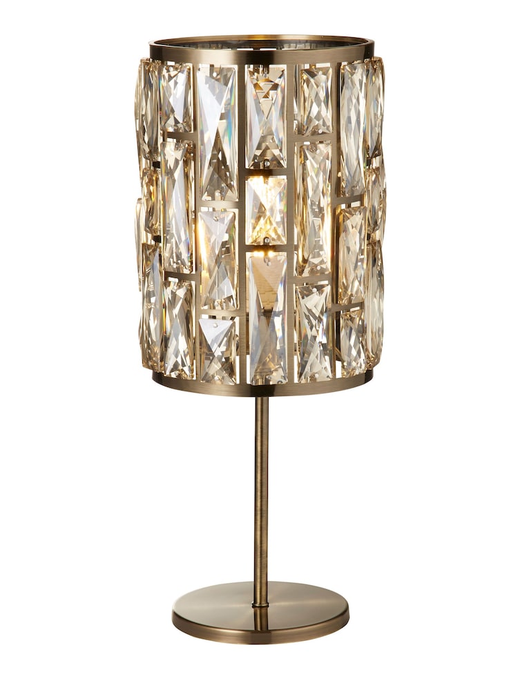 Searchlight Antique Brass Luxe Table Lamp - Image 2 of 4