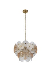 Searchlight Bronze Kaleidoscope 5 Light Pendant Ceiling Light - Image 3 of 4