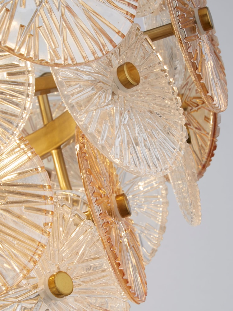 Searchlight Bronze Kaleidoscope 5 Light Pendant Ceiling Light - Image 4 of 4