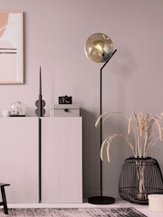 Searchlight Black Terra Floor Lamp - Image 1 of 4