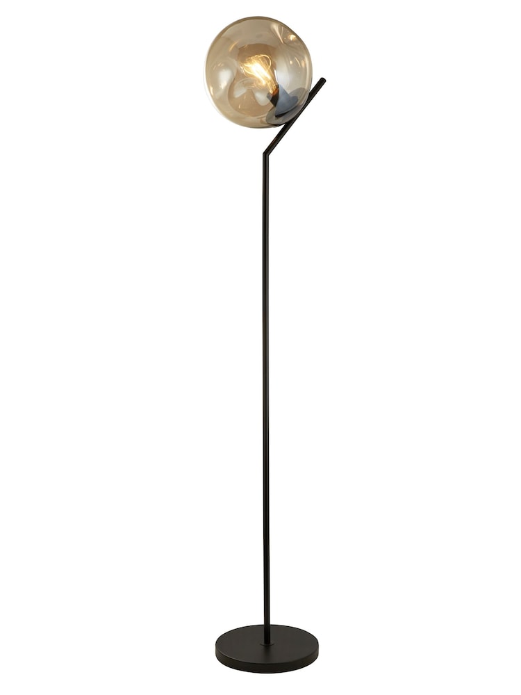 Searchlight Black Terra Floor Lamp - Image 2 of 4