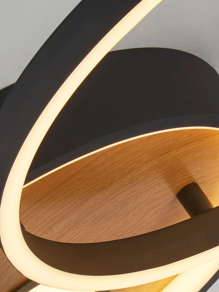 Searchlight Black/Brown Galactic Flush Ceiling Light - Image 4 of 4