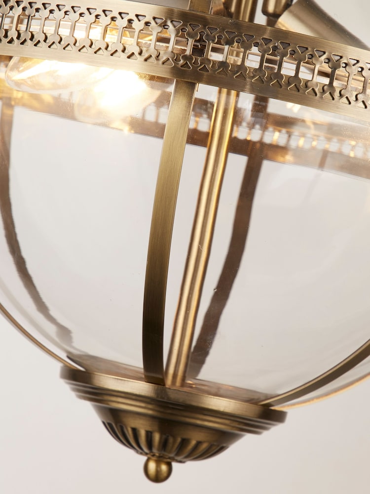 Searchlight Antique Brass Compass 3 Light Pendant Ceiling Light - Image 2 of 4 Searchlight Antique Brass Compass 3 Light Pendant Ceiling Light - Image 2 of 4
