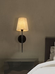 Searchlight Black Dante Wall Light - Image 1 of 4