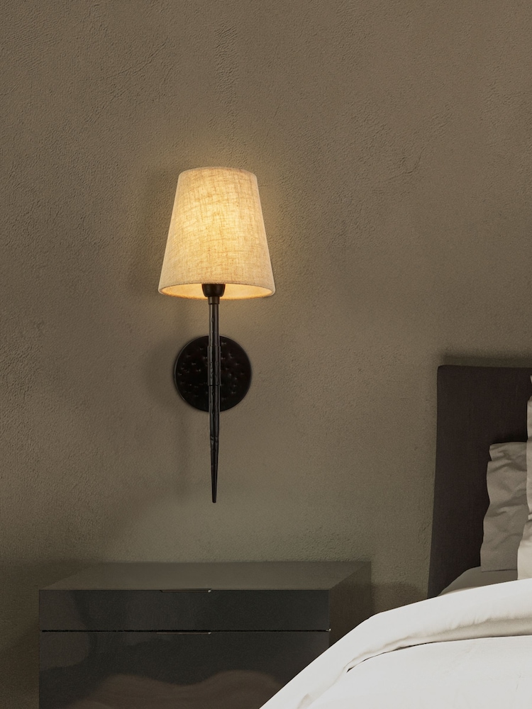 Searchlight Black Dante Wall Light - Image 1 of 4