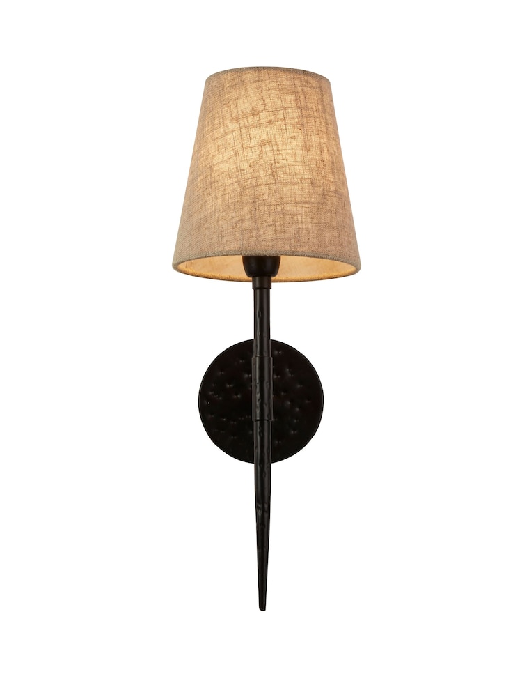 Searchlight Black Dante Wall Light - Image 2 of 4 Searchlight Black Dante Wall Light - Image 2 of 4