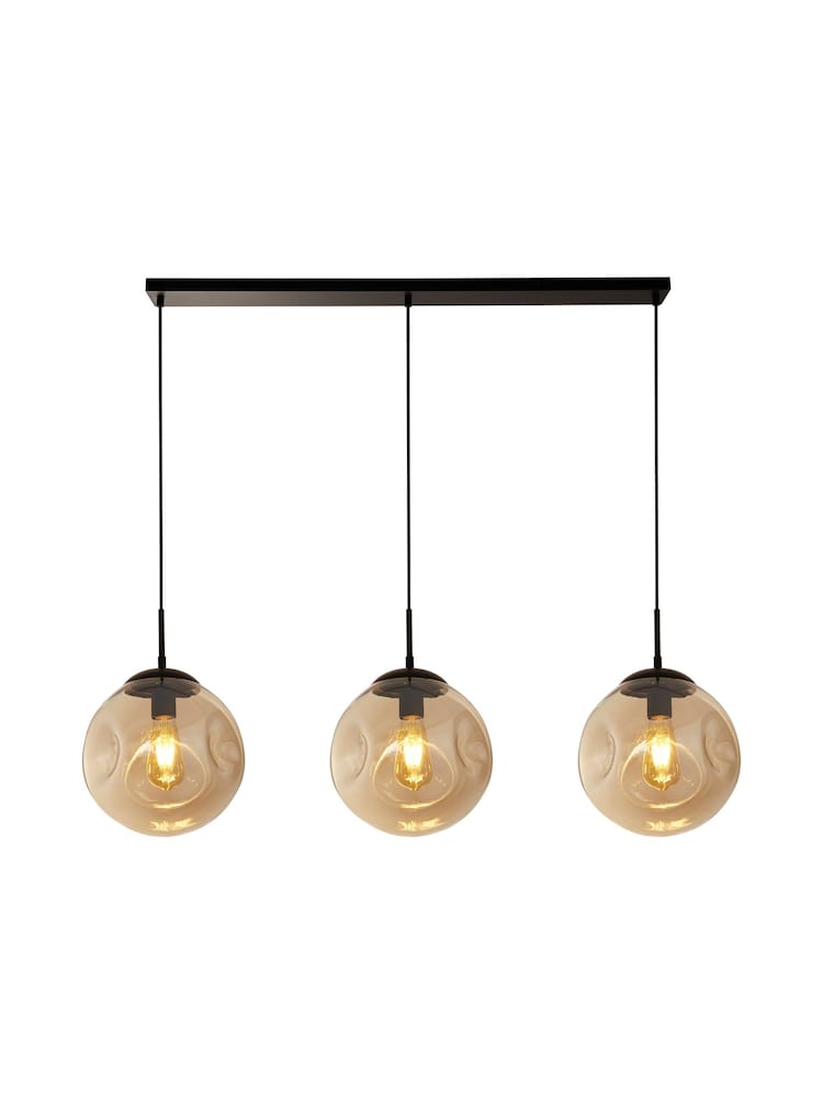 Searchlight Black Terra 3 Light Bar Ceiling Light - Image 2 of 4