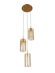 Searchlight Bronze Sienna 3 Light Multi Drop Ceiling Light - Image 3 of 4
