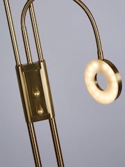 Searchlight Brass Duo Floor Lamp - Image 4 of 4