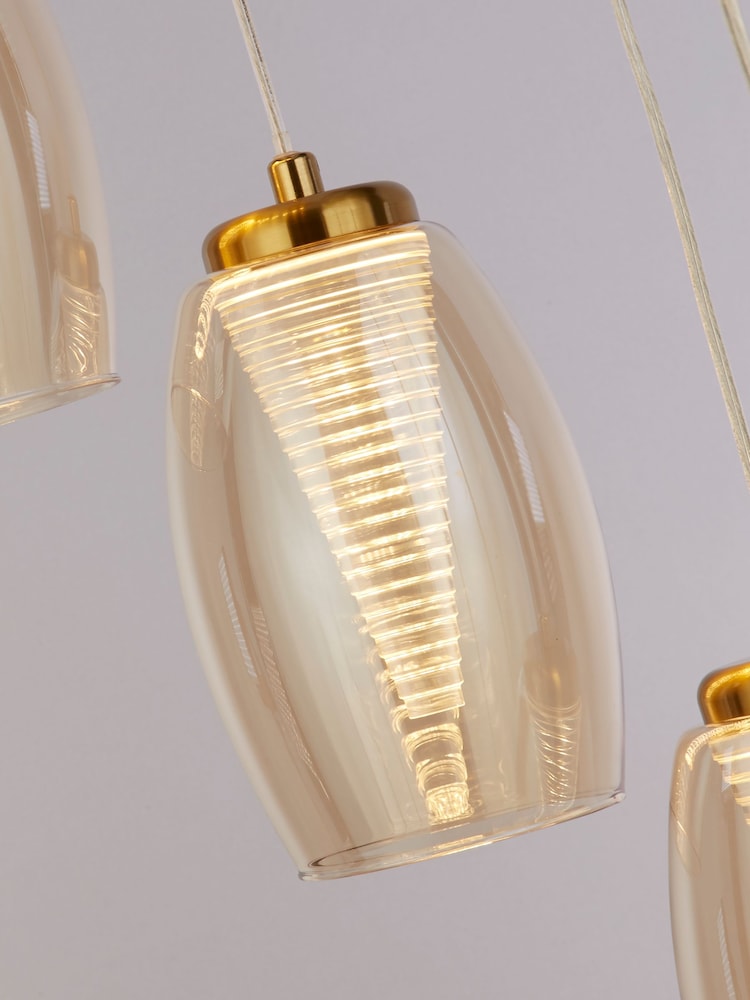 Searchlight Bronze Aspire 12 Light Pendant Ceiling Light - Image 4 of 4 Searchlight Bronze Aspire 12 Light Pendant Ceiling Light - Image 4 of 4
