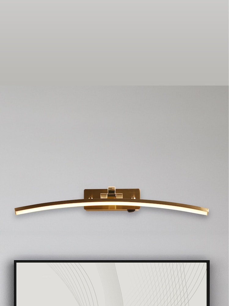 Searchlight Brass Ionian Large Picture Light - Image 1 of 4 Searchlight Brass Ionian Large Picture Light - Image 1 of 4