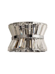 Searchlight Chrome Hourglass 2 Light Wall Light - Image 3 of 4