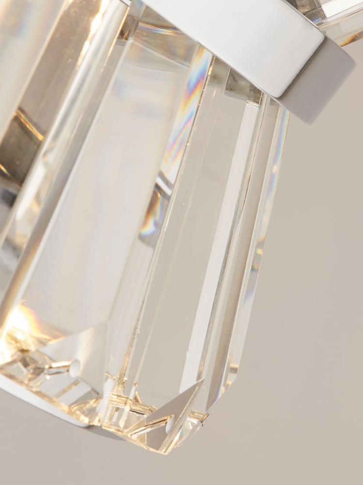 Searchlight Chrome Hourglass 2 Light Wall Light - Image 4 of 4