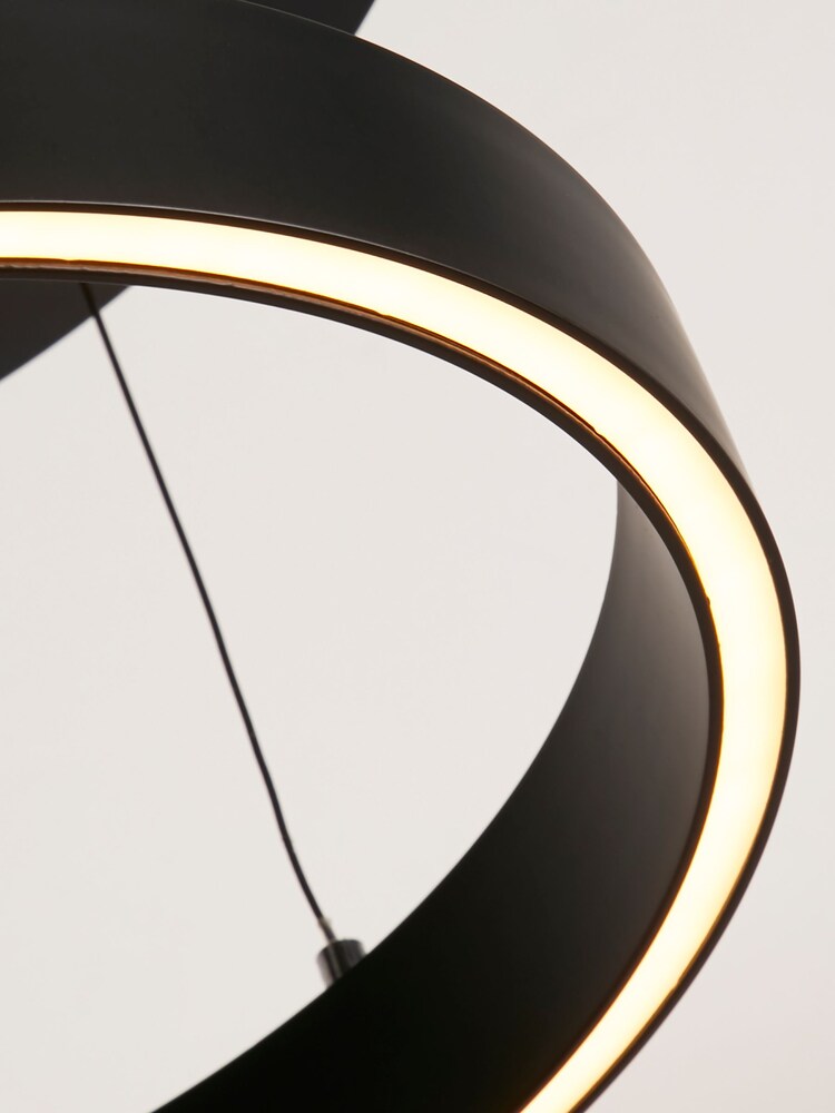 Searchlight Black Stella Gesture Control Round Pendant Ceiling Light - Image 3 of 3