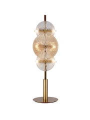 Searchlight Brass Kaleidoscope 6 Light Table Lamp - Image 3 of 5