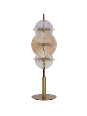 Searchlight Brass Kaleidoscope 6 Light Table Lamp - Image 4 of 5
