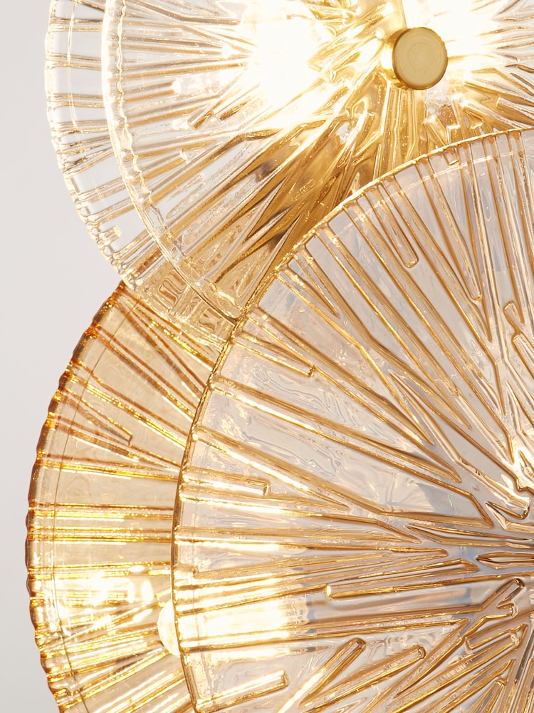Searchlight Brass Kaleidoscope 6 Light Table Lamp - Image 5 of 5
