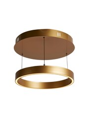 Searchlight Gold Stella Gesture Control Round Pendant Ceiling Light - Image 2 of 4
