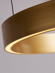 Searchlight Gold Stella Gesture Control Round Pendant Ceiling Light - Image 4 of 4