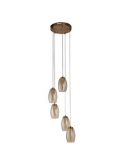 Searchlight Bronze Aspire 5 Light Pendant Ceiling Light - Image 3 of 4