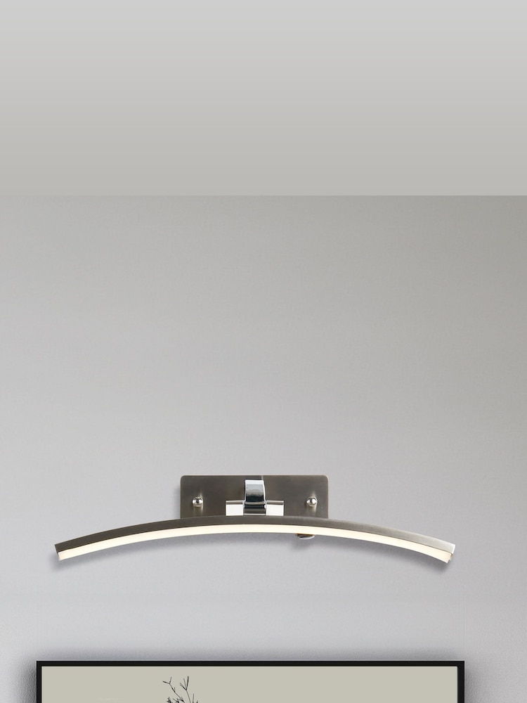 Searchlight Silver/Chrome Ionian Small Picture Light - Image 1 of 4