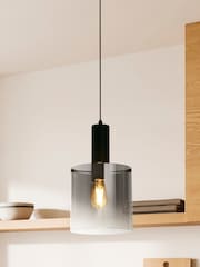 Searchlight Black Savannah Pendant Ceiling Light - Image 1 of 4