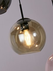 Searchlight Black Festival 5 Light Pendant Ceiling Light - Image 4 of 4