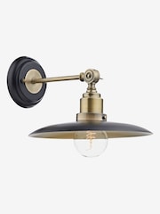 Dar Lighting Black Hannover 1 Light Wall Bracket - Image 1 of 5
