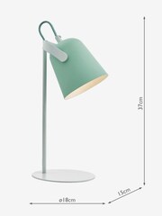 Dar Lighting Green Effie Table Lamp - Image 2 of 2