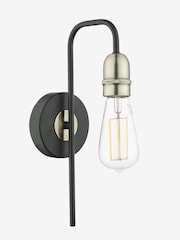 Dar Lighting Black Kiefer Wall Light - Image 2 of 3