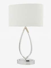 Dar Lighting Chrome Wyatt Touch Table Lamp - Image 1 of 4
