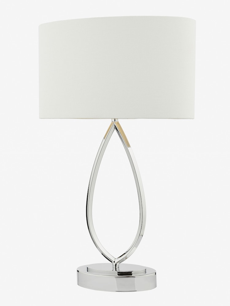 Dar Lighting Chrome Wyatt Touch Table Lamp - Image 1 of 4
