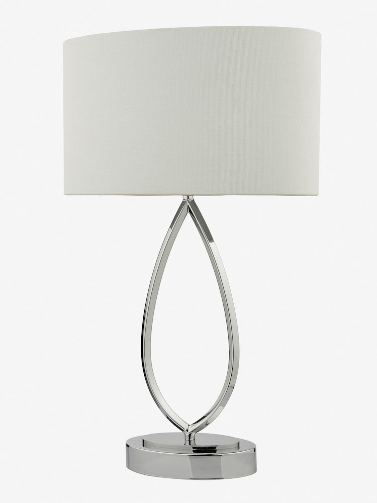 Dar Lighting Chrome Wyatt Touch Table Lamp - Image 2 of 4