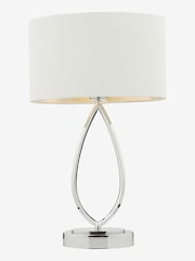 Dar Lighting Chrome Wyatt Touch Table Lamp - Image 4 of 4