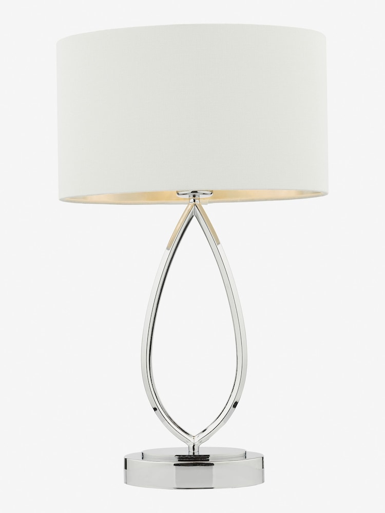 Dar Lighting Chrome Wyatt Touch Table Lamp - Image 4 of 4