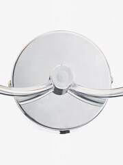 Dar Lighting Chrome Watson 2 Light Wall Light - Image 3 of 4