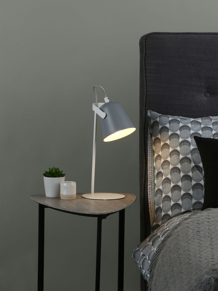 Dar Lighting Grey Effie Table Lamp - Image 2 of 3