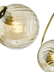 Dar Lighting Gold Etta 6 Light Semi Flush Ceiling Light - Image 5 of 5