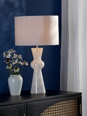 Dar Lighting White Rheneas Table Lamp - Image 2 of 5