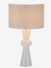 Dar Lighting White Rheneas Table Lamp - Image 3 of 5