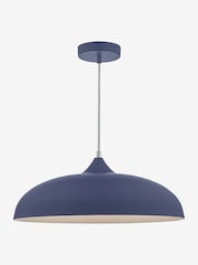 Dar Lighting Blue Kaelan Pendant Ceiling Light - Image 1 of 2