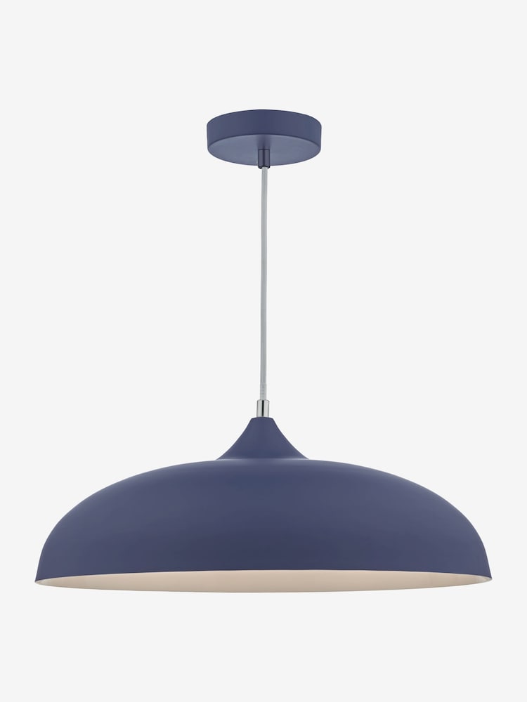 Dar Lighting Blue Kaelan Pendant Ceiling Light - Image 1 of 2