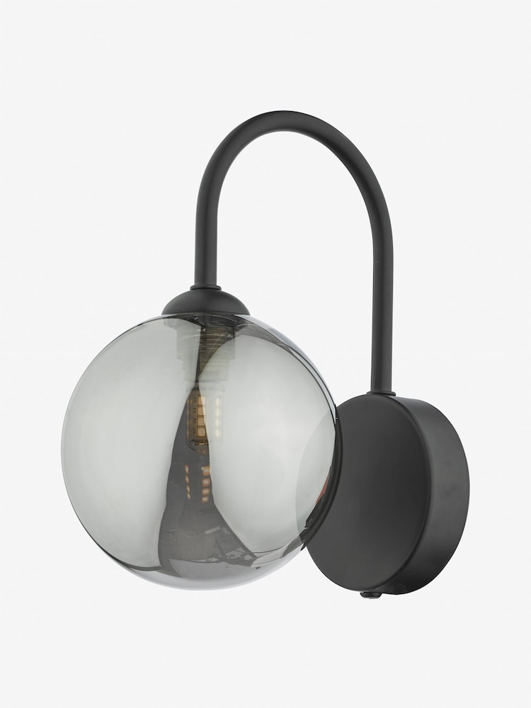 Dar Lighting Black Eissa Wall Light - Image 2 of 4