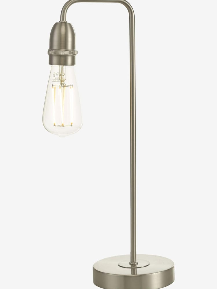 Dar Lighting Chrome Kiefer Table Lamp - Image 1 of 3