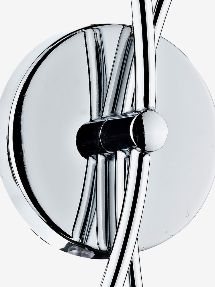 Dar Lighting Chrome Seattle Double Wall Bracket - Image 4 of 4